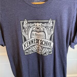 Navy Graphic Tee mcminamins Kennedy grade school
